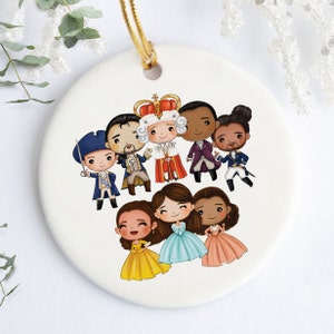 Alexander Hamilton Christmas Ornament: Musical Ceramic Ornament