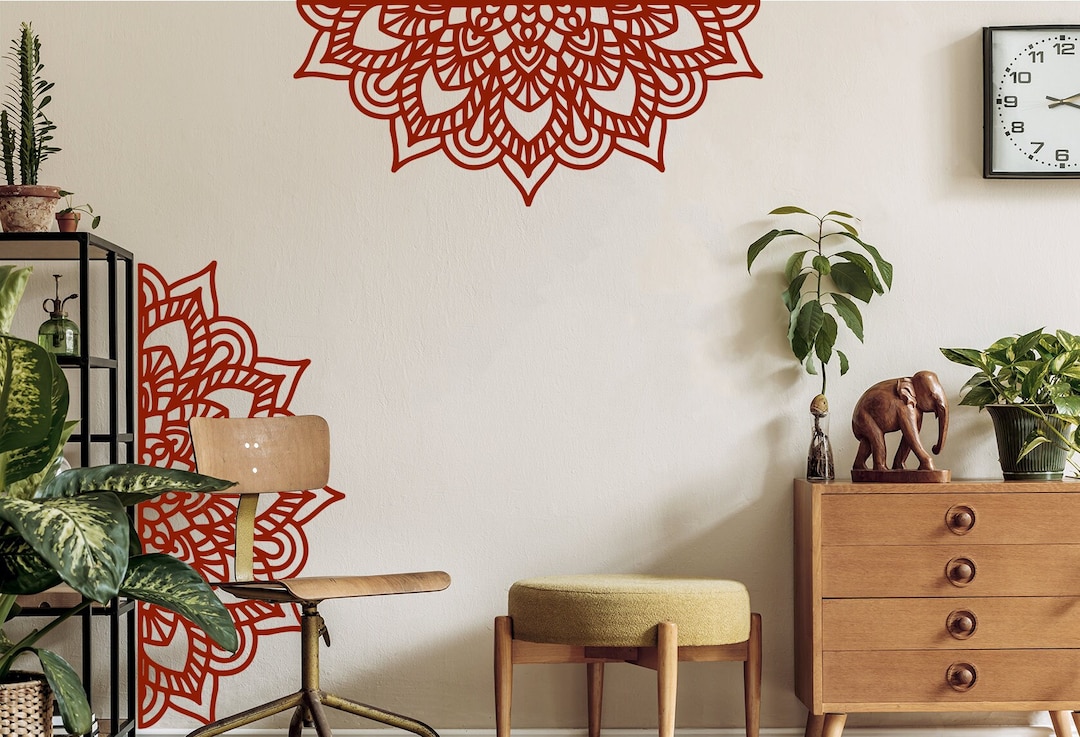 Mandala Wall Decal | Intricate Vinyl Sticker for Home Decor - Etsy
