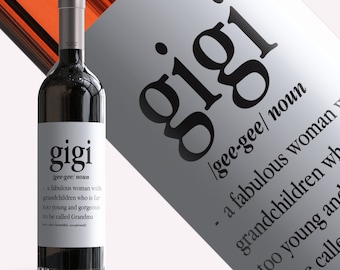 Etichette Per Vino Annuncio Gravidanza - Set 4 Pezzi, Design Elegante, Regalo Per Nonni E Famiglia - Foto 9