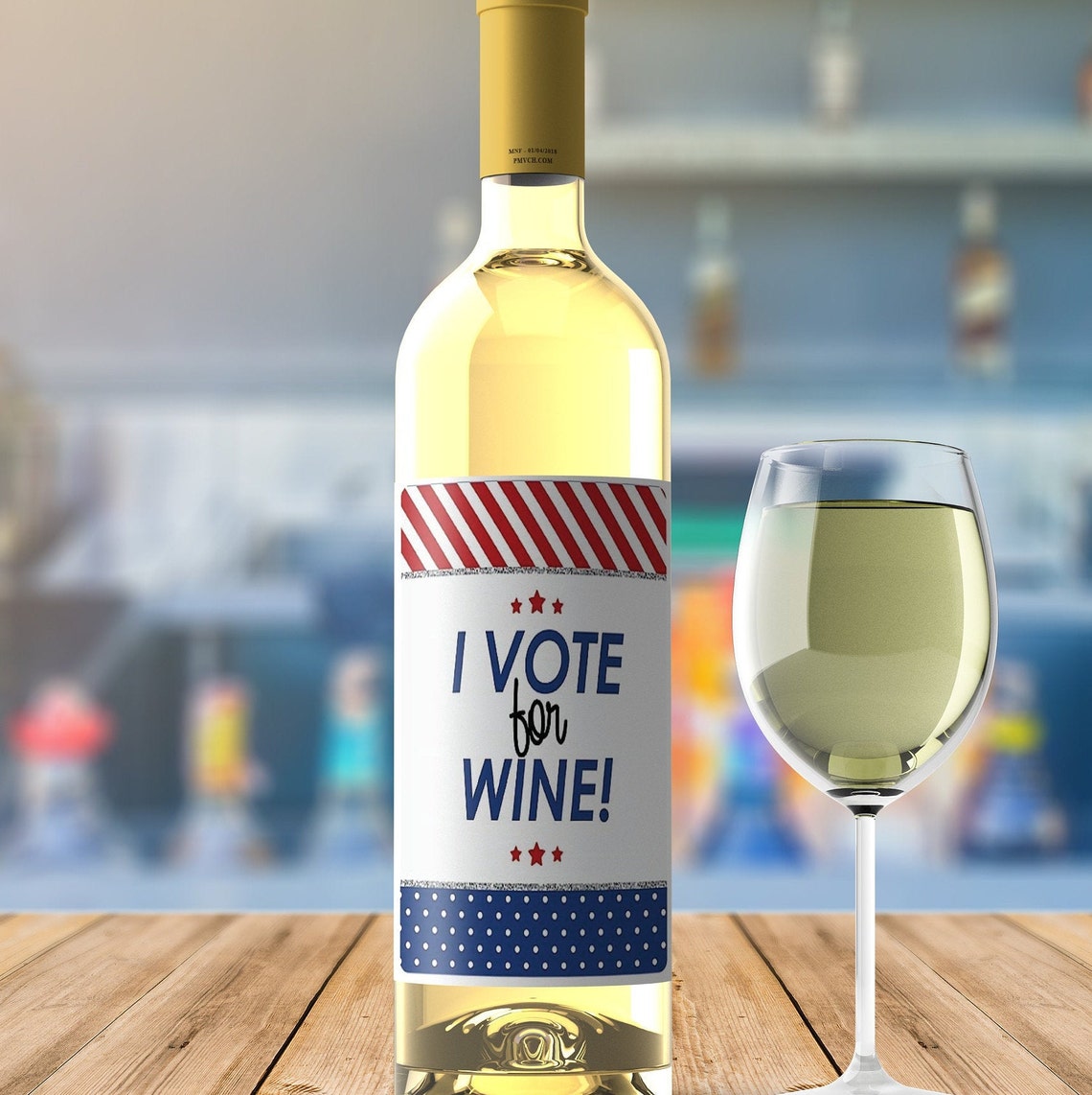 Election Party Wine Labels Wine Labels for Election Etsy