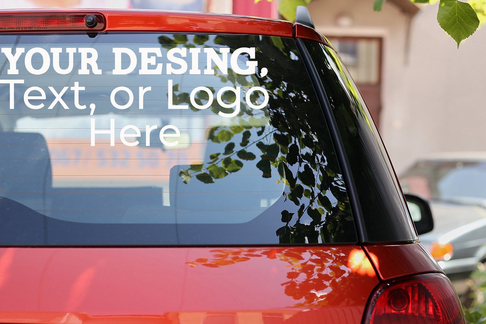 Custom Car Window Decal Vinyl Car Decal Make Your Own Etsy