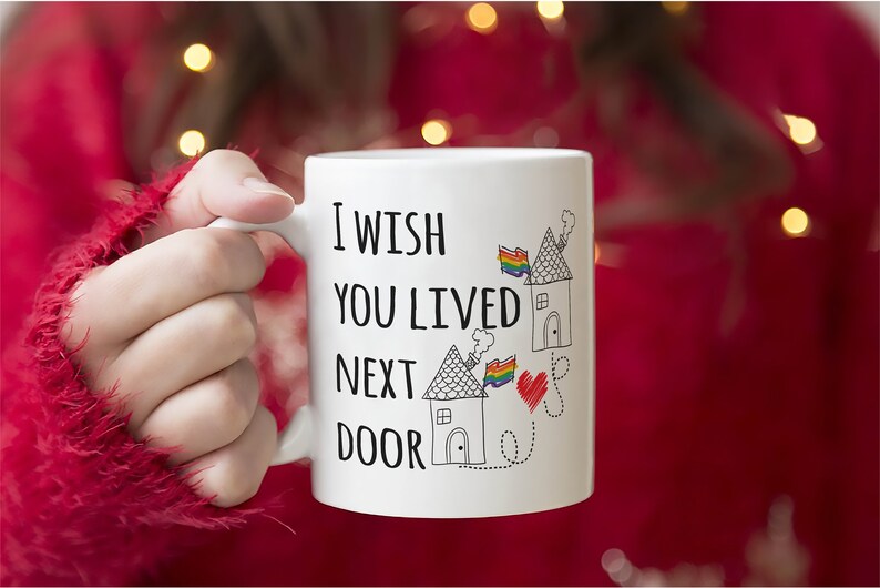CoconutGarden I Wish You Lived Next Door Mug - Thumbnail 5