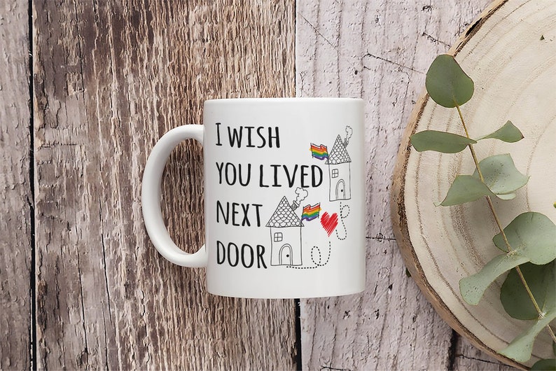 CoconutGarden I Wish You Lived Next Door Mug - Thumbnail 2