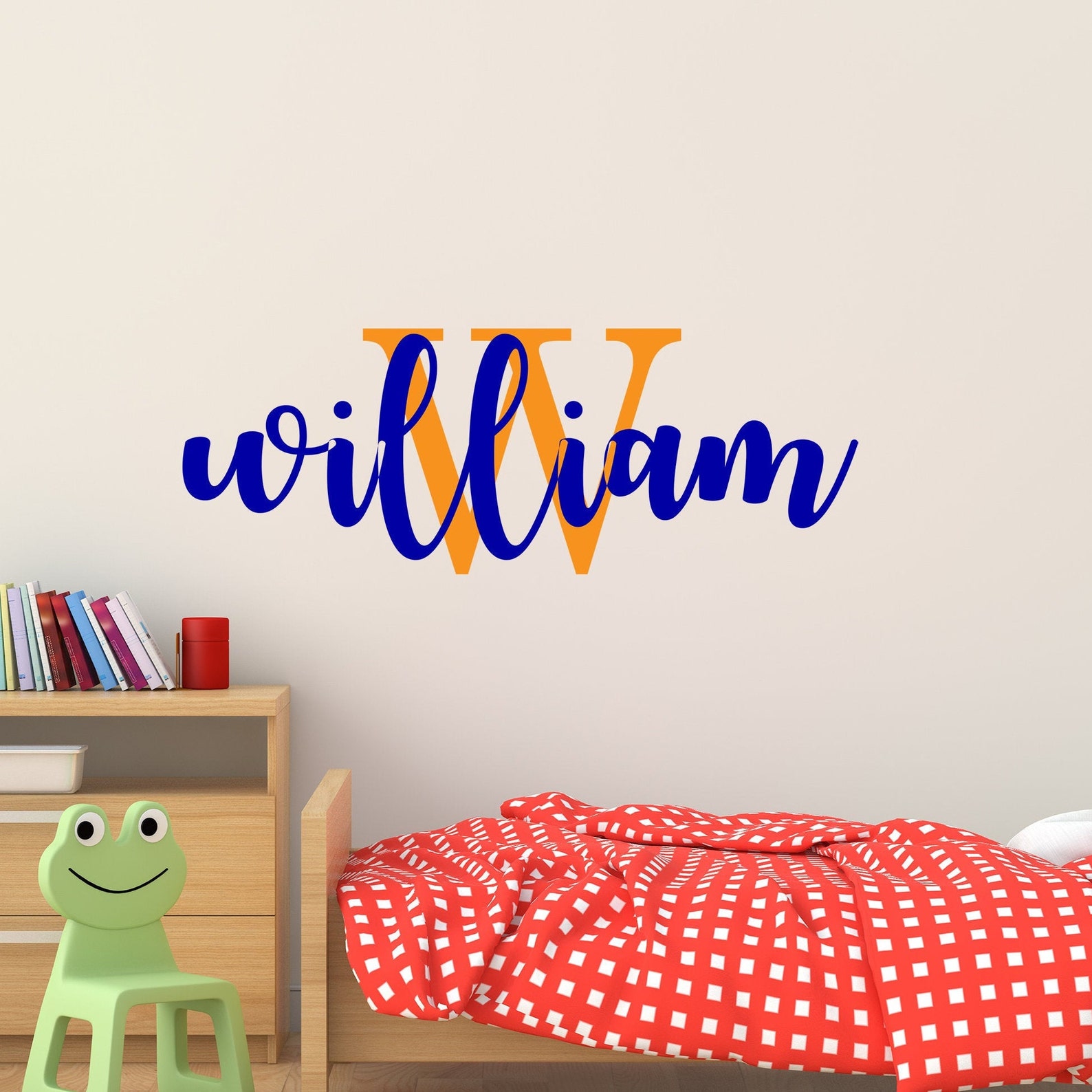 Personalized Wall Decal children Name Wall Decal Nursery Name Etsy