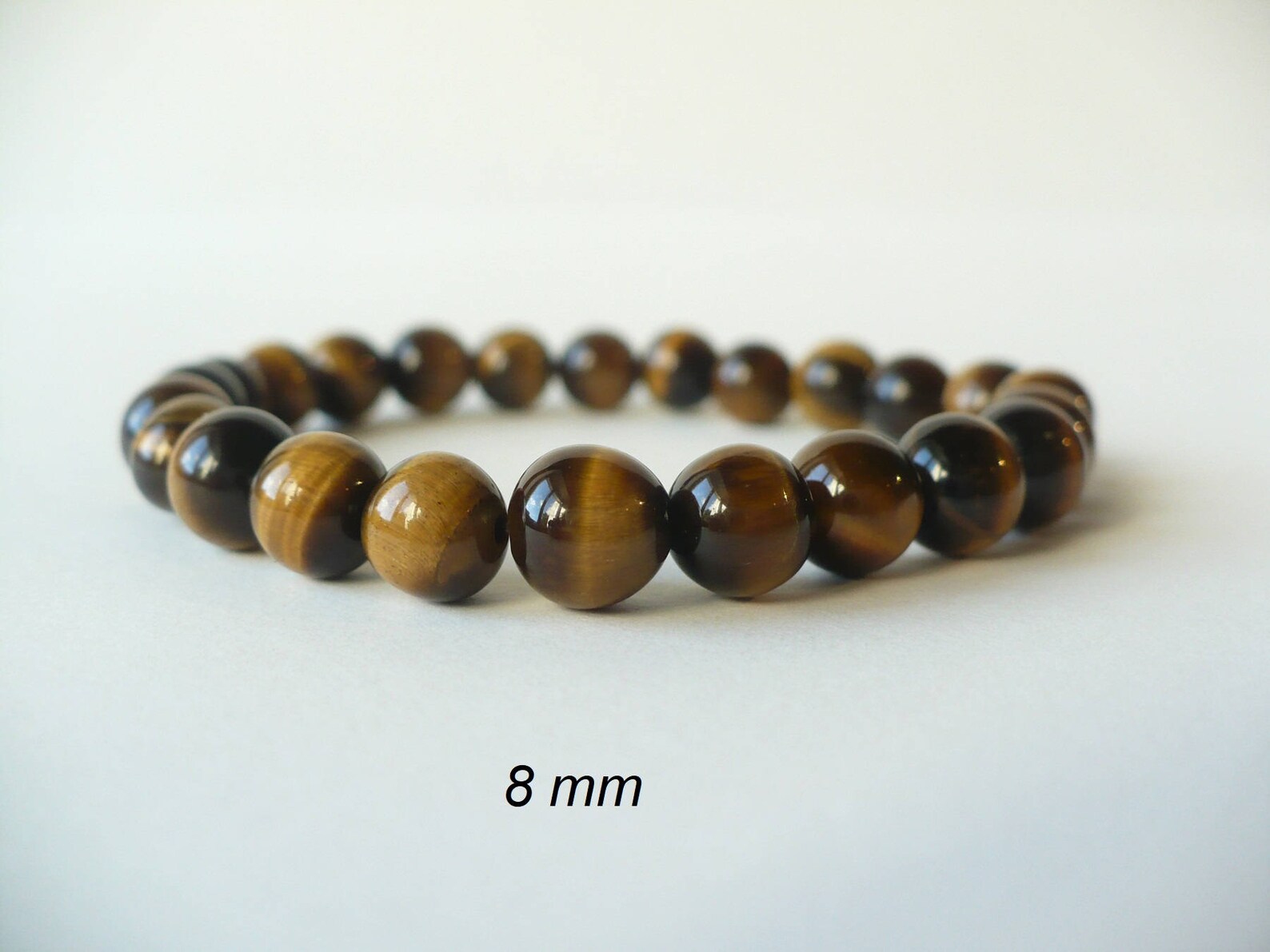 Bracelet Perles Sodalite Véritable - Cordon élastique, Unisexe, Neuf Avec étiquettes