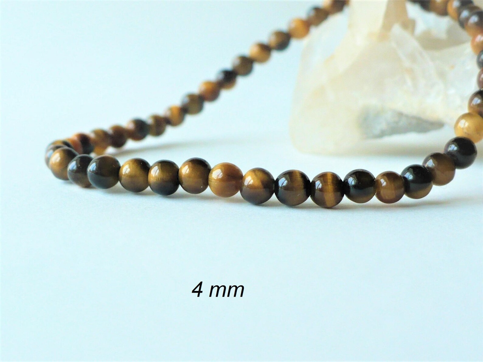 Bracelet Oeil de tigre-Labradorite-Obsidienne oeil celeste - Perles