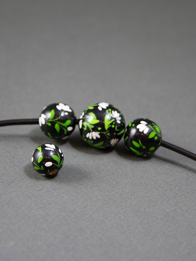 Night Field Wooden Bead Wooden Materials Beads for Jewelry Making DIY Jewelry