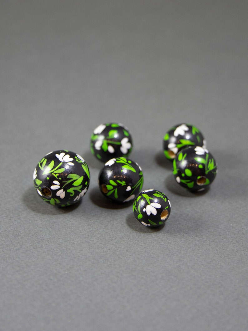 Night Field Wooden Bead Wooden Materials Beads for Jewelry Making DIY Jewelry