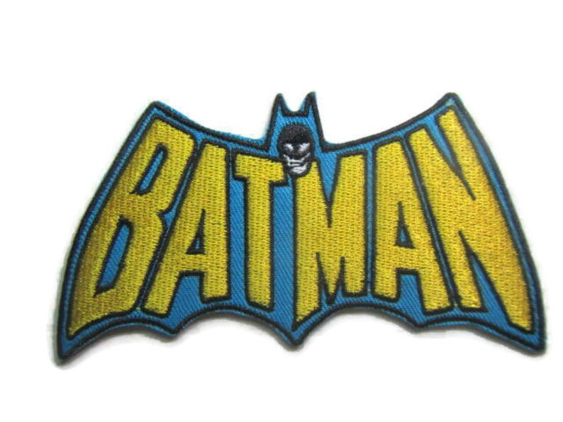Batman Retro Patch – Batman – Superhero - Iron on Patch
