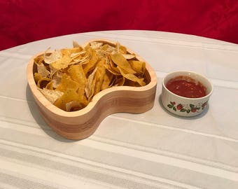 Wooden Chip Bowl - Fruit Bowl - Bread Bowl