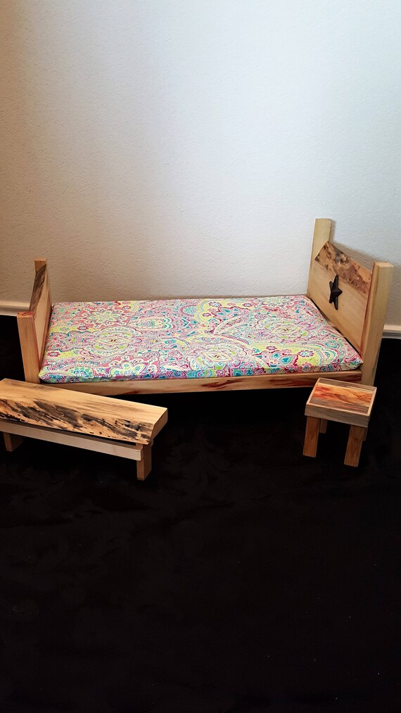 The American Girl Bedroom Set All Wood Hand Made Free Shipping