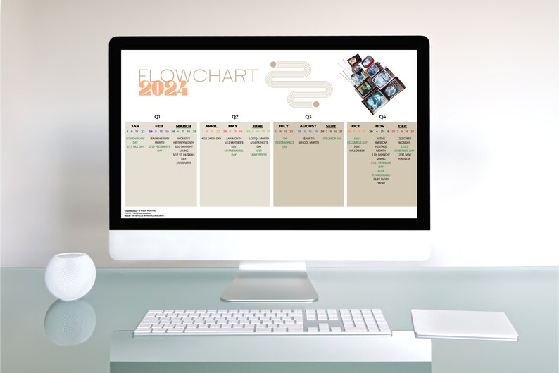 2025 Broadcast Calendar and Flowchart for Advertising Professionals and
