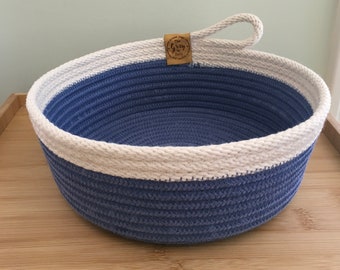 Rope Basket / decorative Rope Basket / Nursery Basket / Rope Bowl