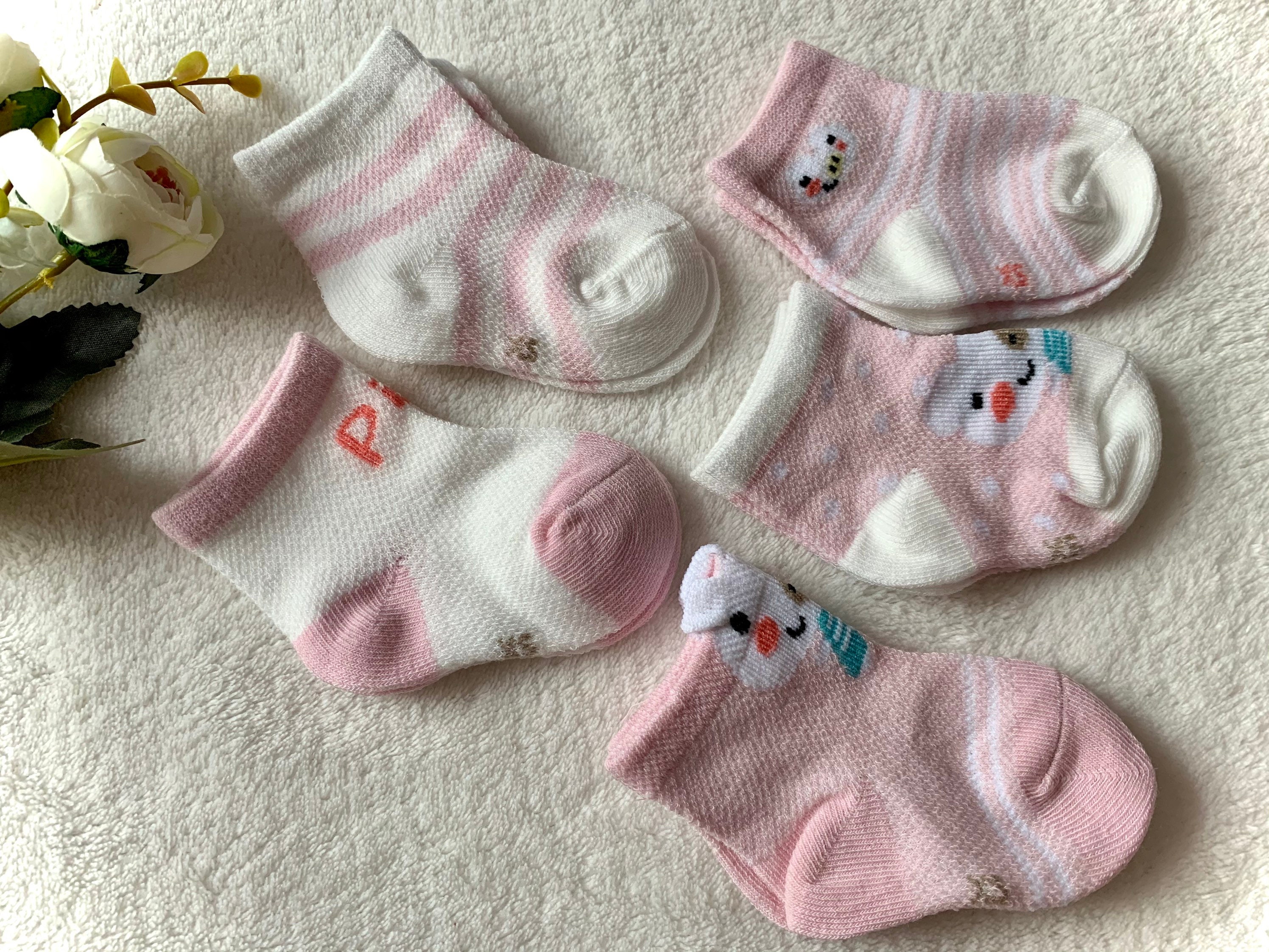 5Pairs Baby Socks Baby Socks for Girls Cotton Mesh Cute Etsy