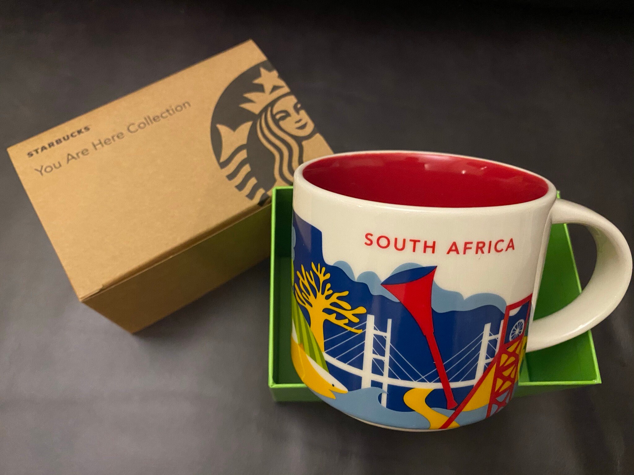 New Starbucks You Are Here Mug South Africa 14 oz with SKU Etsy