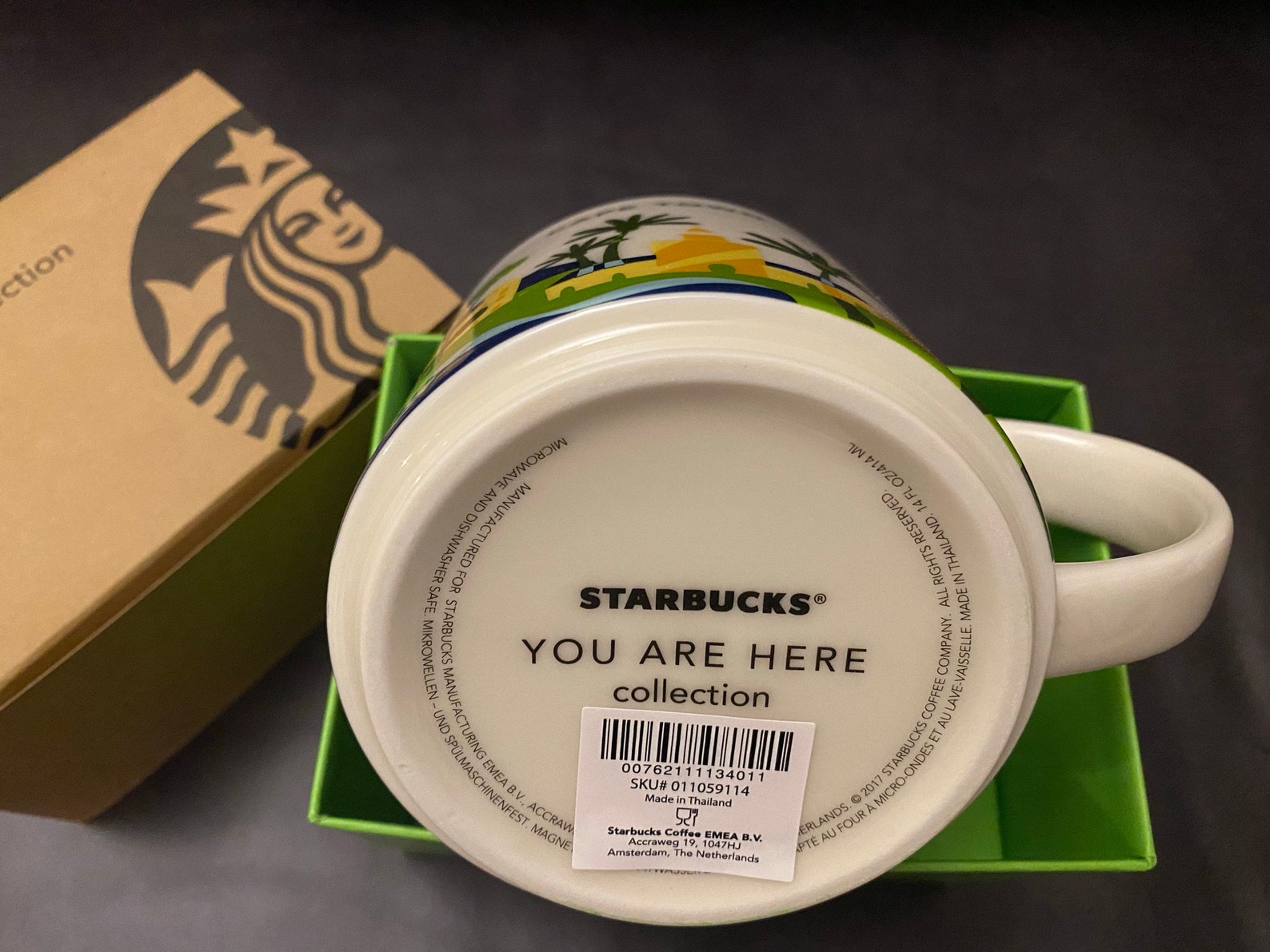 New Starbucks You Are Here Mug Cape Town South Africa 14 oz Etsy