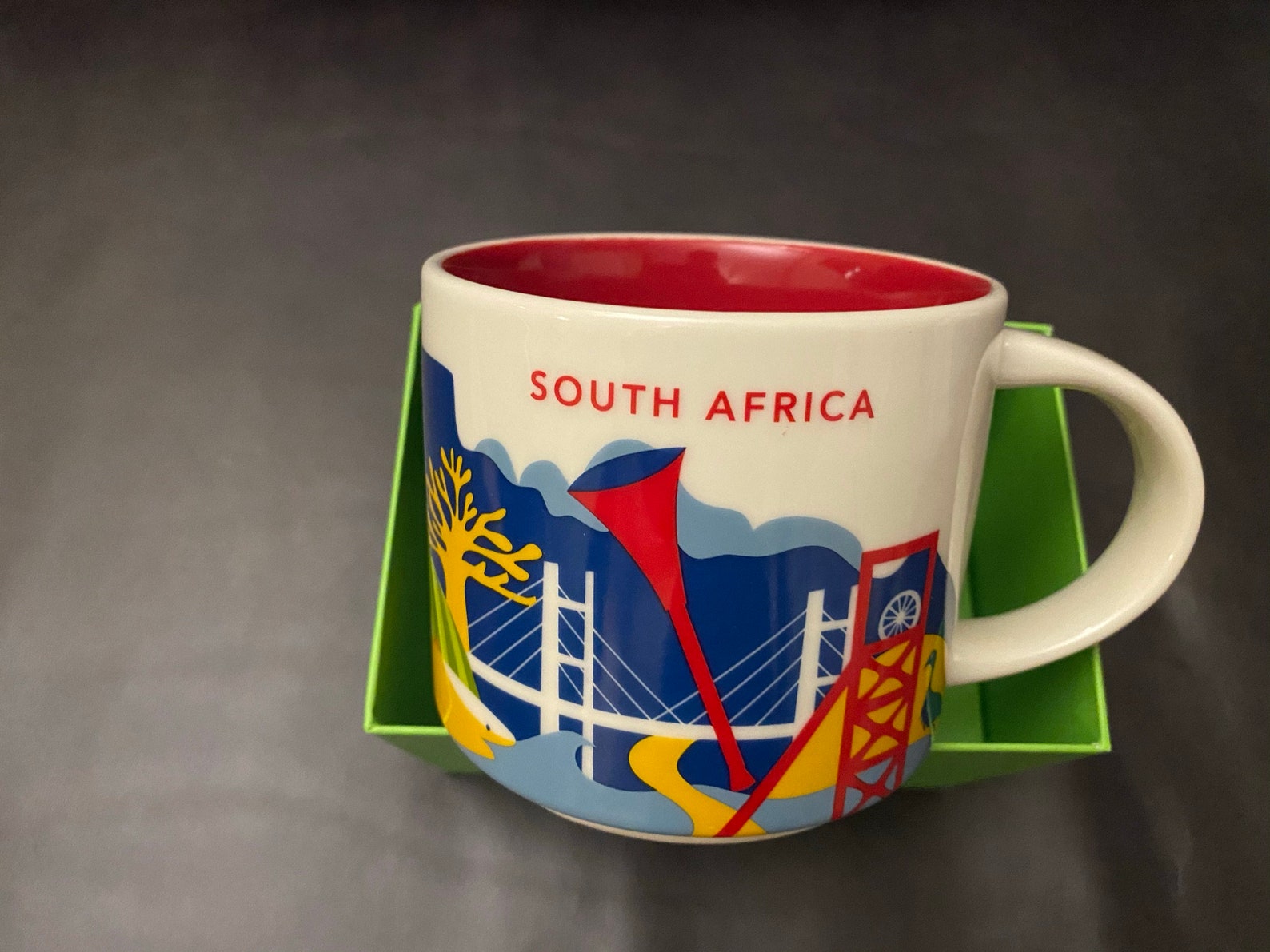 New Starbucks You Are Here Mug South Africa 14 oz with SKU Etsy