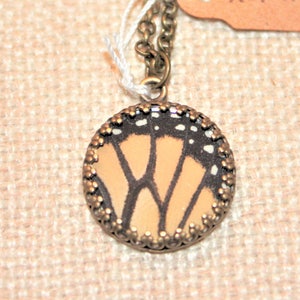 Monarch Butterfly Necklace Size Small and Medium