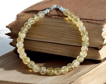 Citrine Gemstone Bracelet – Abundance & Prosperity Crystal Jewellery