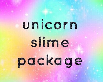 unicorn slime package