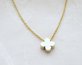 Four Leaf Clover Necklace, Clover Necklace, Clover Pendant, Irish Clover, Gold Clover Necklace