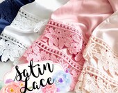 Bridesmaid Robes Lace Bridal Robe Bride Robe Bridal Party Robes Bridesmaid Gifts Satin Robe Wedding Robes Lace Robe