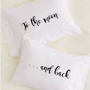 Mine Yours Wedding Gift His and Her Pillow Cases Mine and Yours