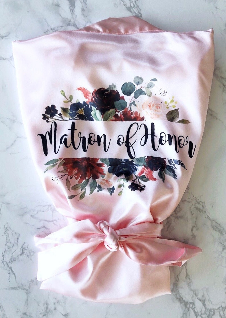 bridesmaids robes personalized