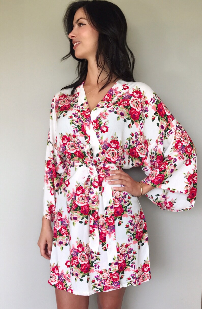 SALE Bridesmaid Robes Bridesmaid GIFT Cotton Floral Robes Etsy