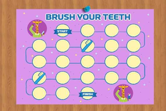 Printable Tooth Brushing Sticker Chart