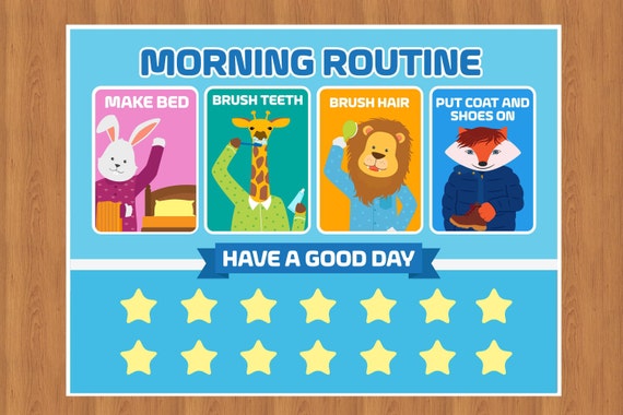 How To Make A Morning Routine Chart