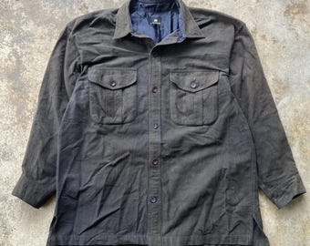 Vintage Issey Miyake Moleskin Chore Jacket, 80s 90s Japanese Archive Medium