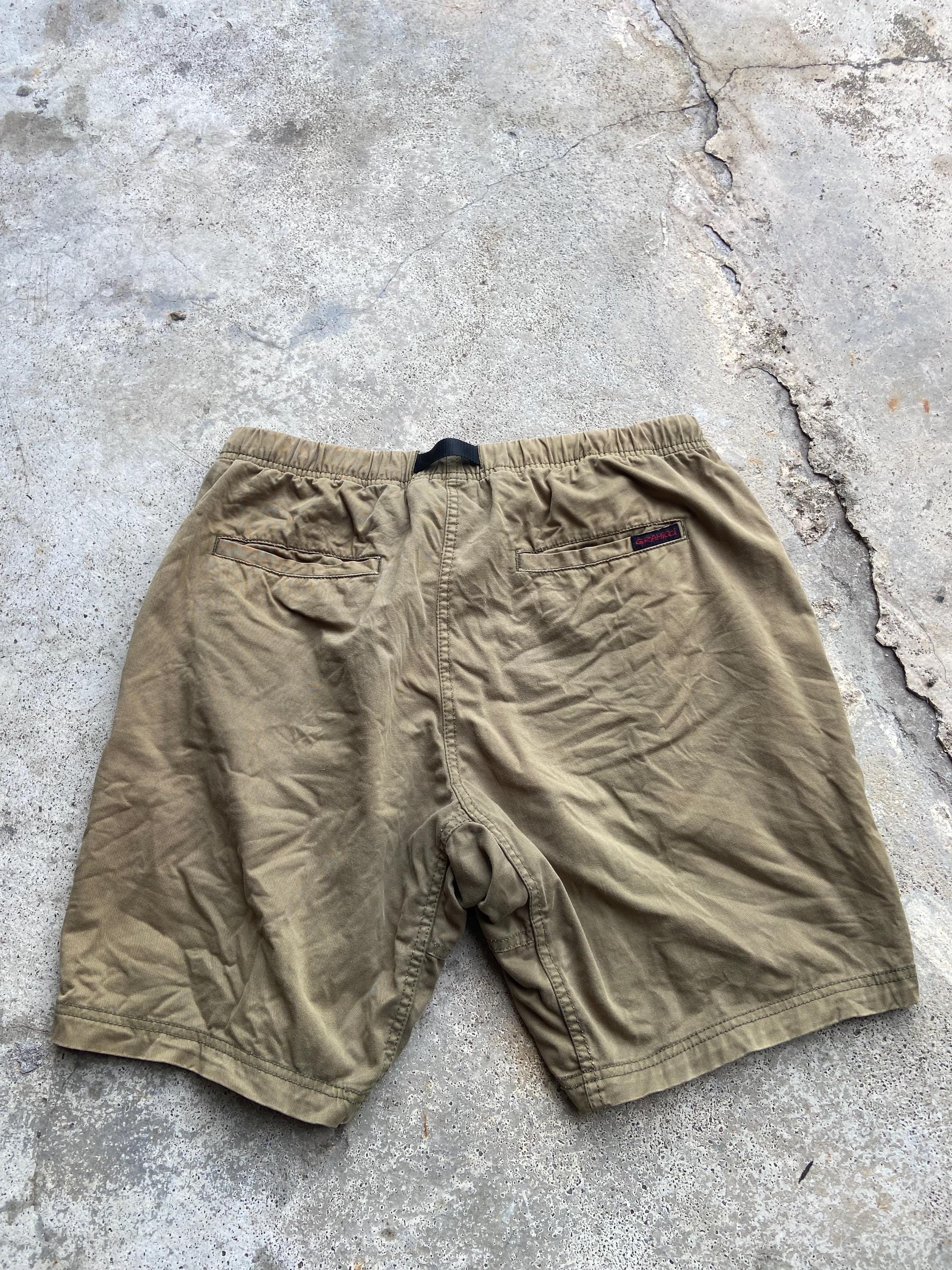 90’s USA製GRAMICCI/Climbing Shorts Vintage Gramicci Climbing Shorts, Khaki Cotton G-shorts Size L - Etsy