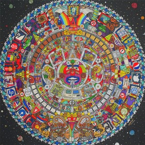 Aztec Premonition of Technological deities - Limited Edition Print