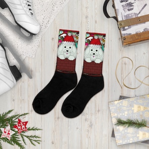 Christmas Exclusive Poodle Socks