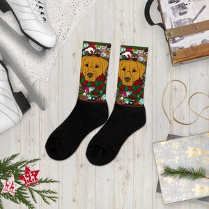 Kerst Exclusieve Golden Retriever Sokken