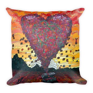 Mi primer amor almohada personalizable Valentines regalo exclusivo para él y su