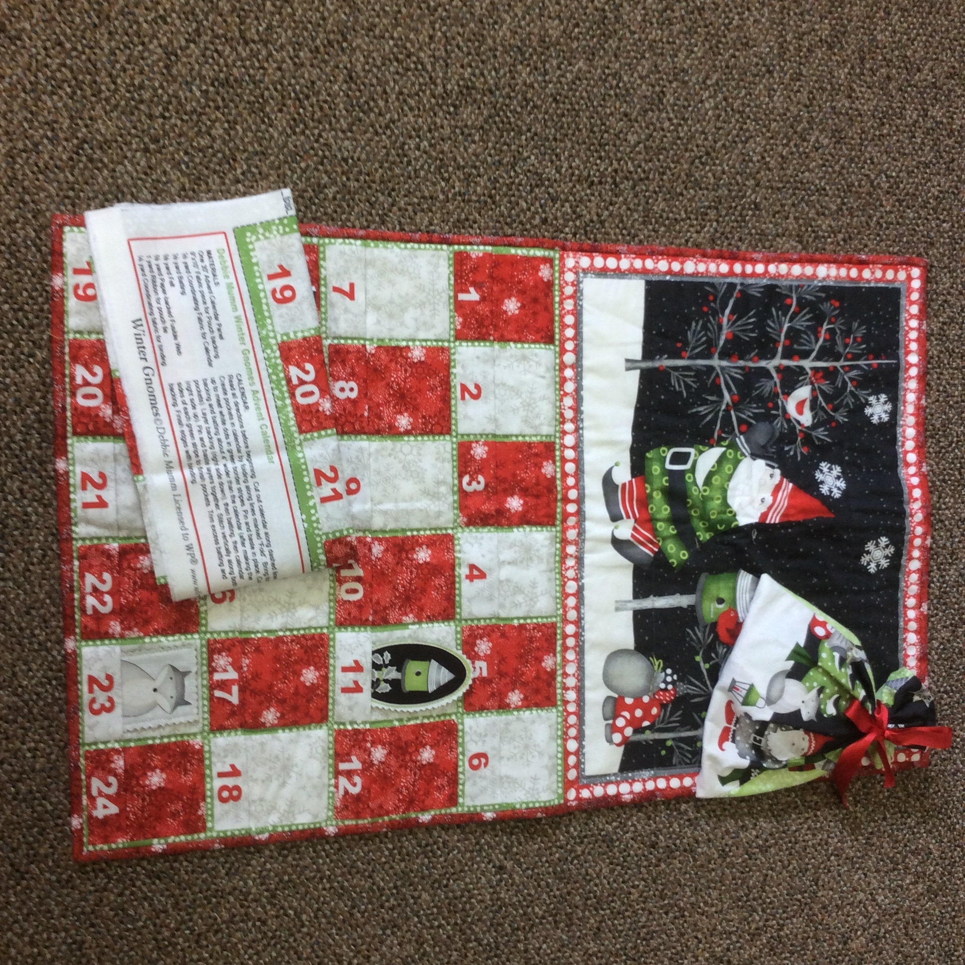 Winter Gnomes de Debbie Mumm Advent Calendar kit kitgnome Etsy España