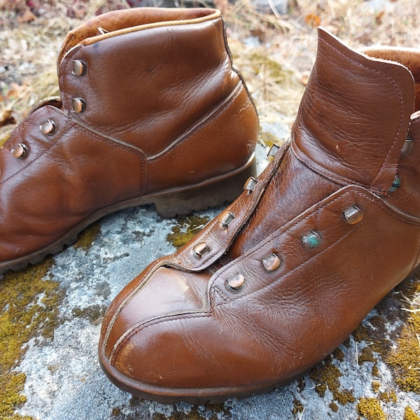 Vintage Hiking Boots Etsy