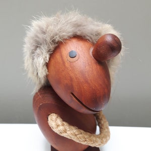 Vintage Hans Bolling, The Optimist, Teak, Original, Collectible, Made in Denmark, Mid century modern Danish accent Danish designer MCM Decor