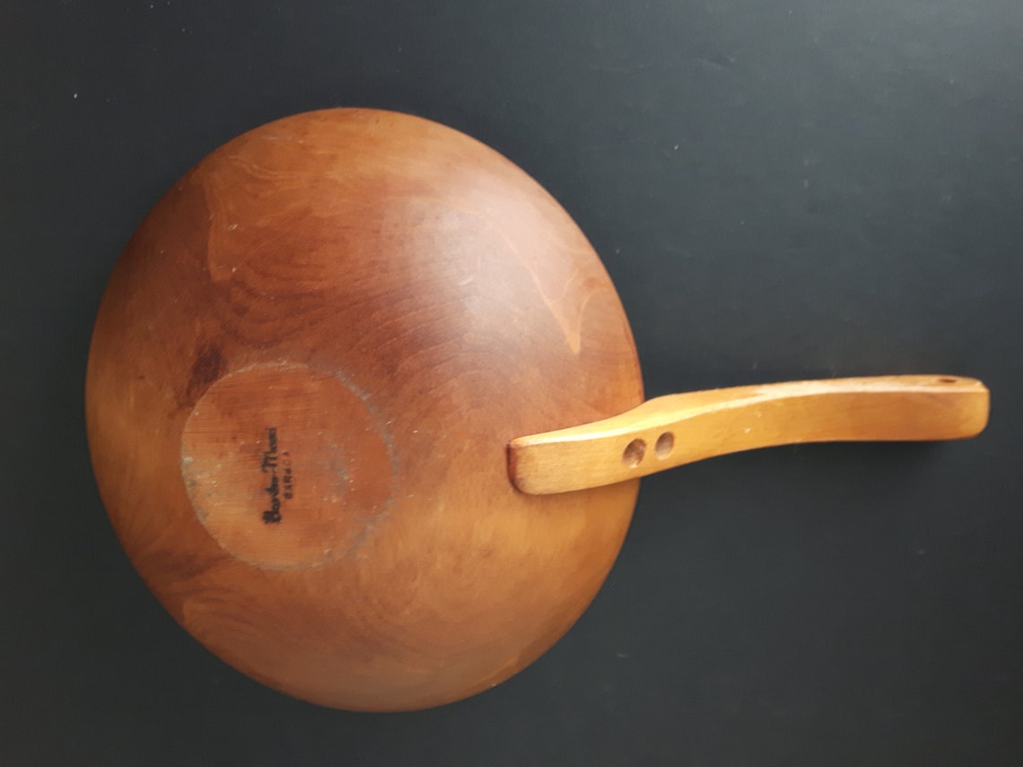 Baribo-Maid Bowl de 1970 con mango madera de arce hecho en | Etsy