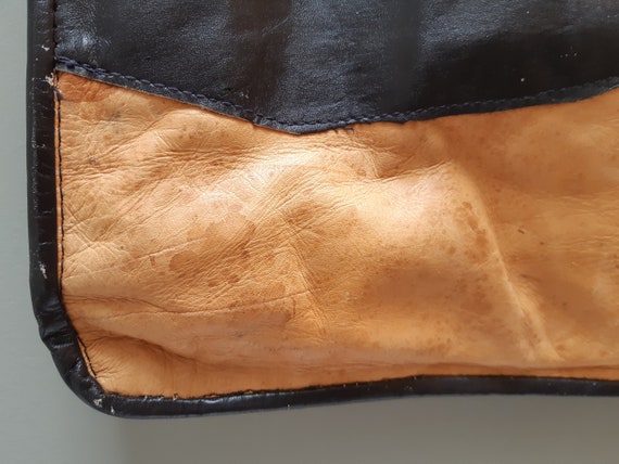 Leather Patchwork Market Tote  Bag - image 9