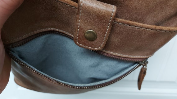Roots Leather Crossbody Bag Travel 
