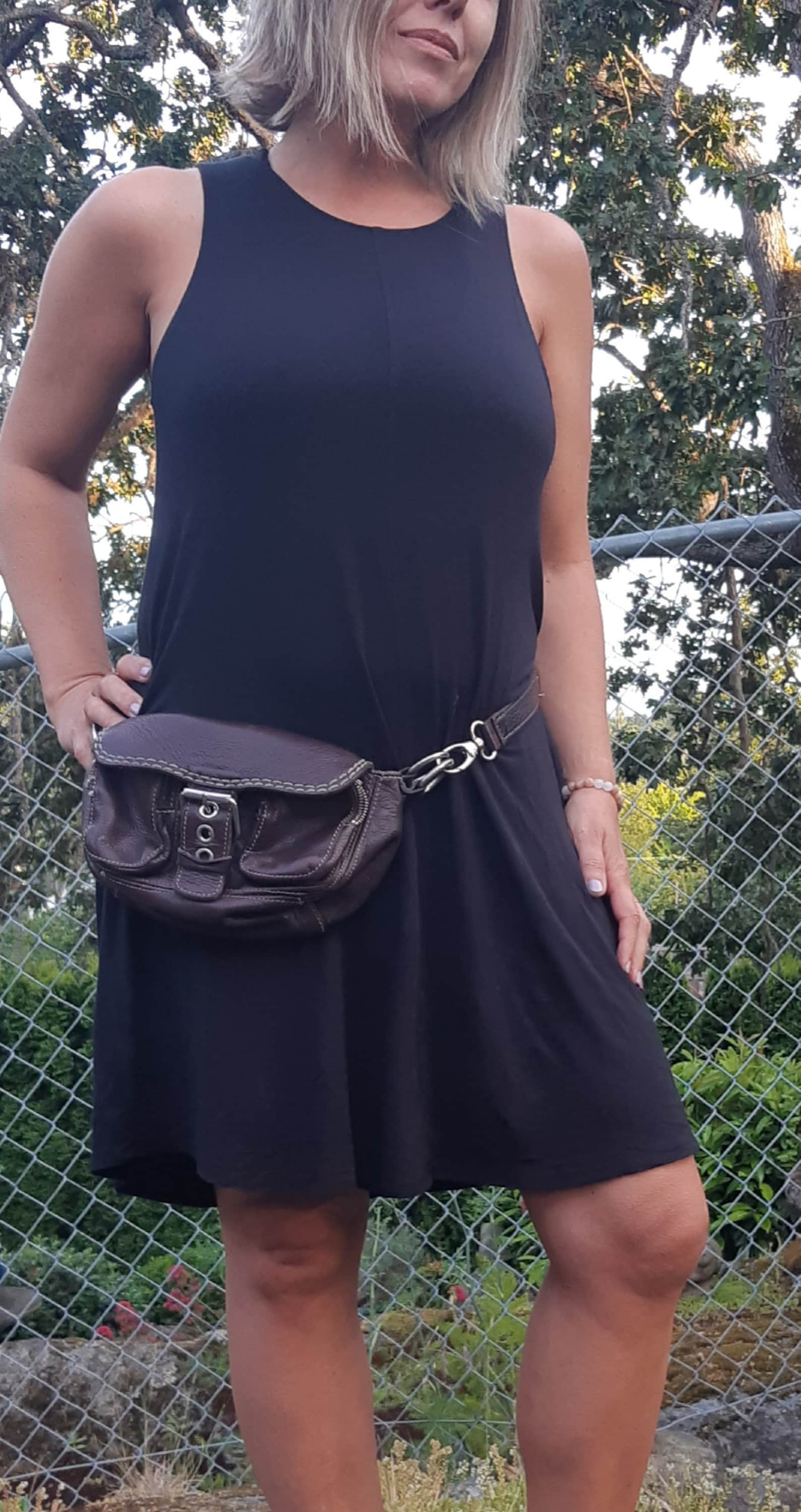 Vintage Roots leather fanny pack waist bag hip bag travel Etsy