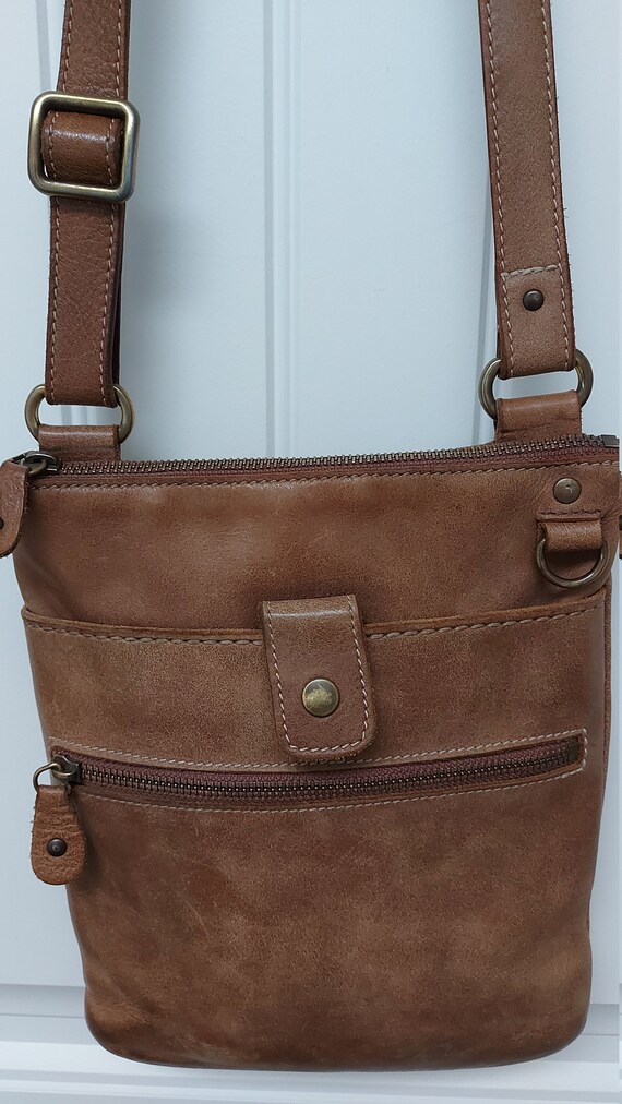 Roots Leather Crossbody Bag Travel 