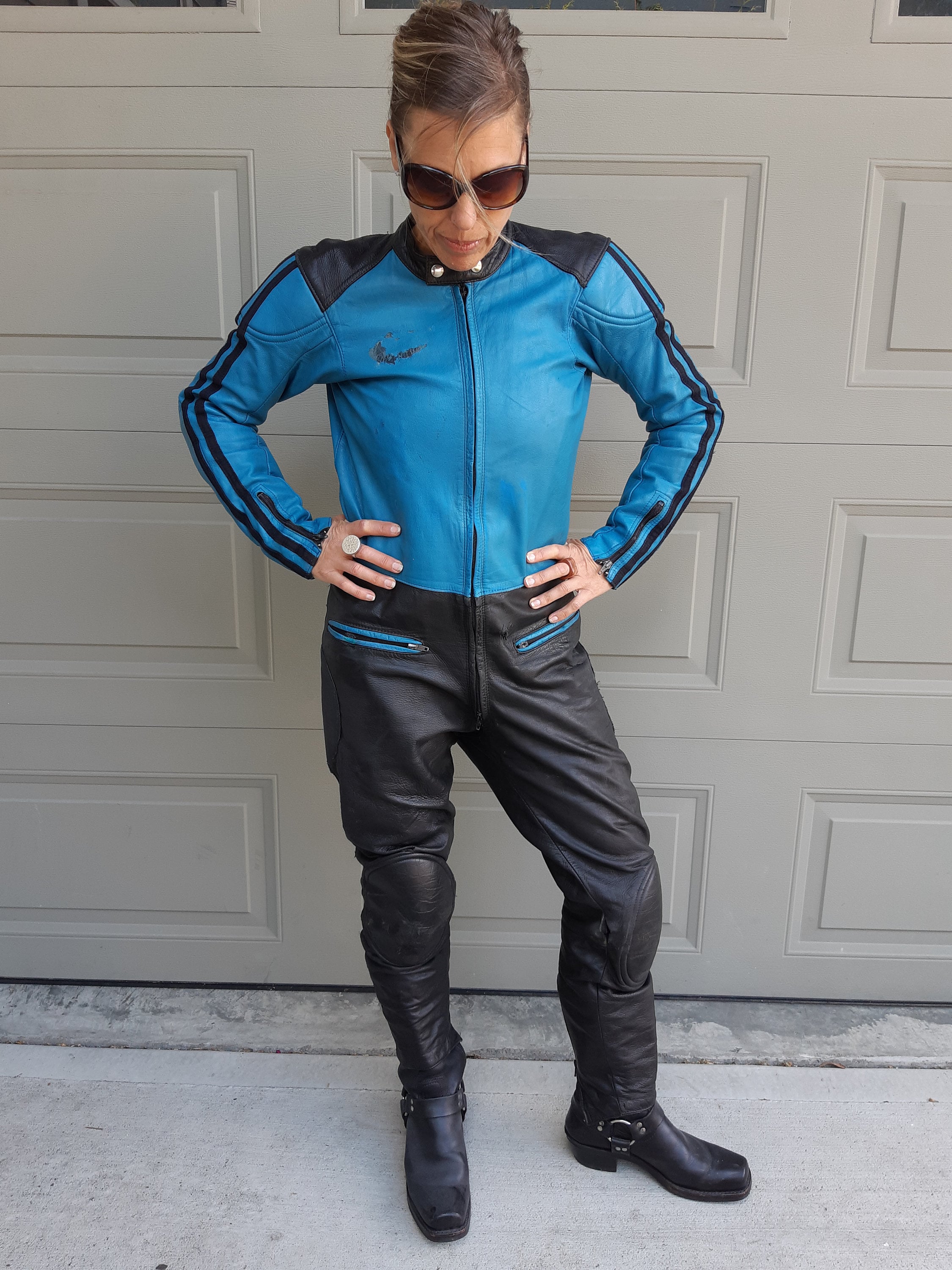 Biker Leather Pants -  Canada