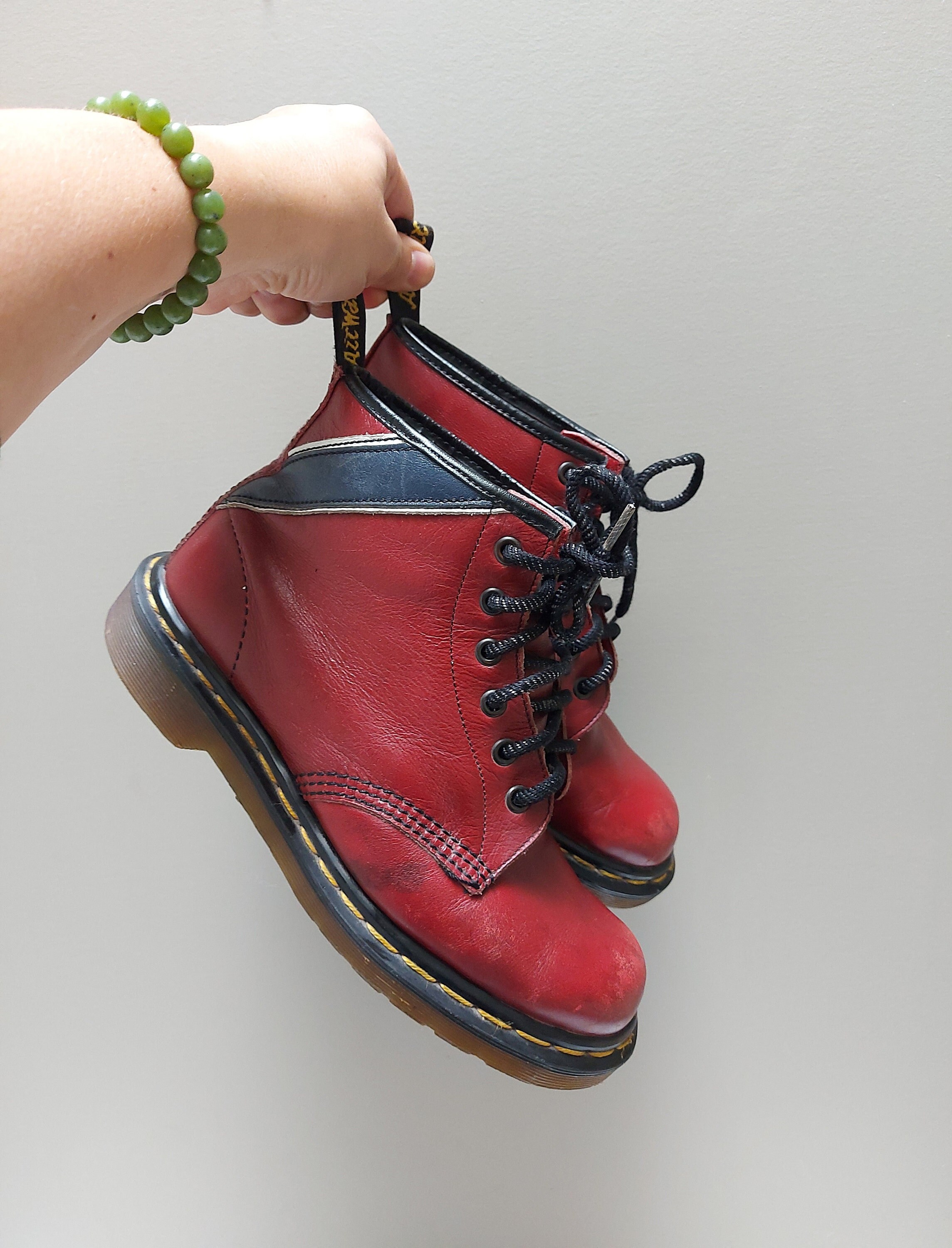 dr martens navy blue boots