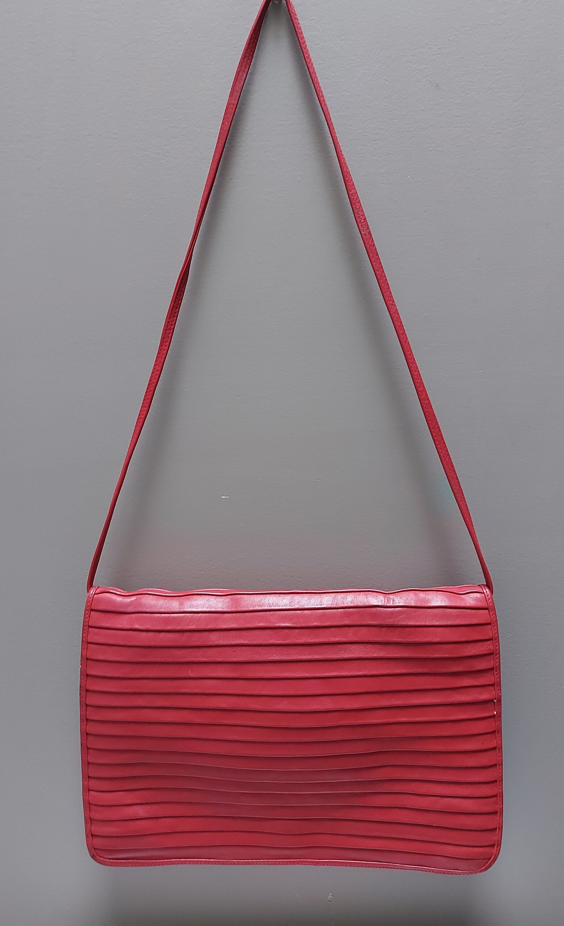 Red interior handbag Etsy