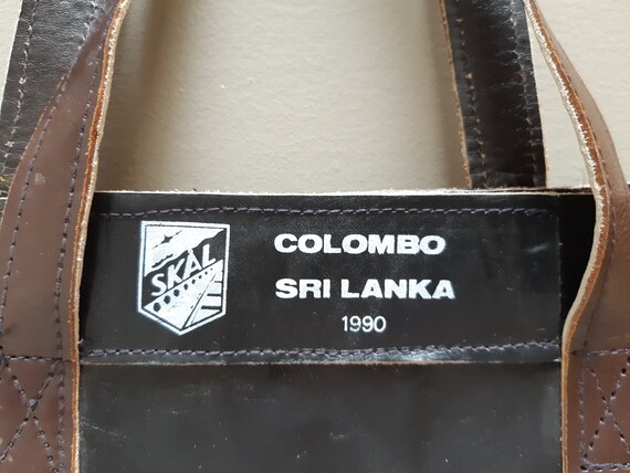 Leather Patchwork Market Tote  Bag - image 8