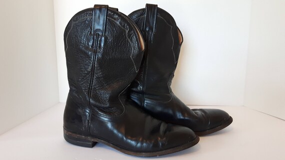 mid calf leather boots canada